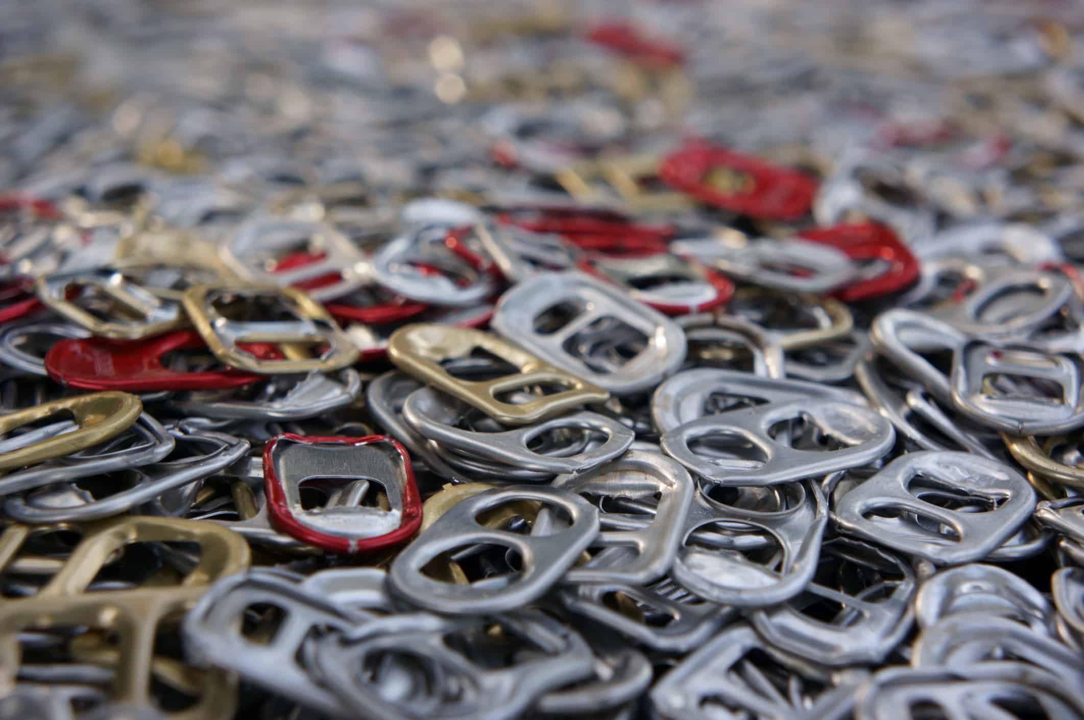 Aluminum Pull Rings – Recyclable Material Concept