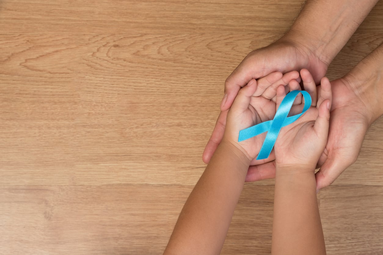 Blue ribbon for National Child Abuse Prevention Month