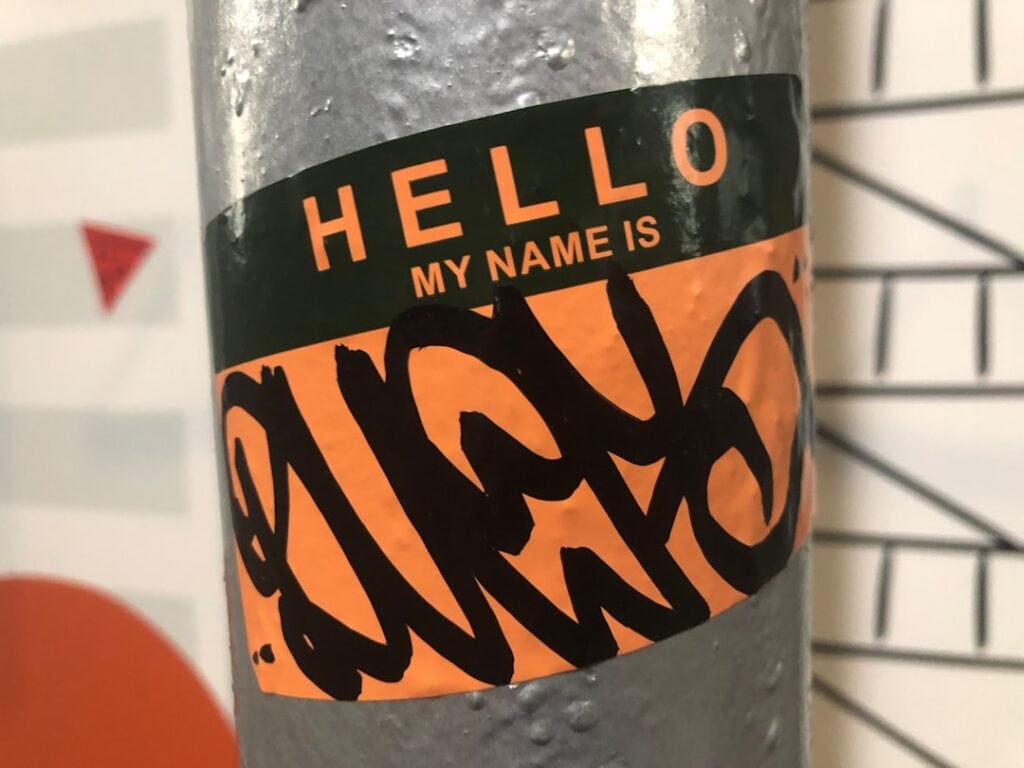 Name tags for Fun Facts About Names Day