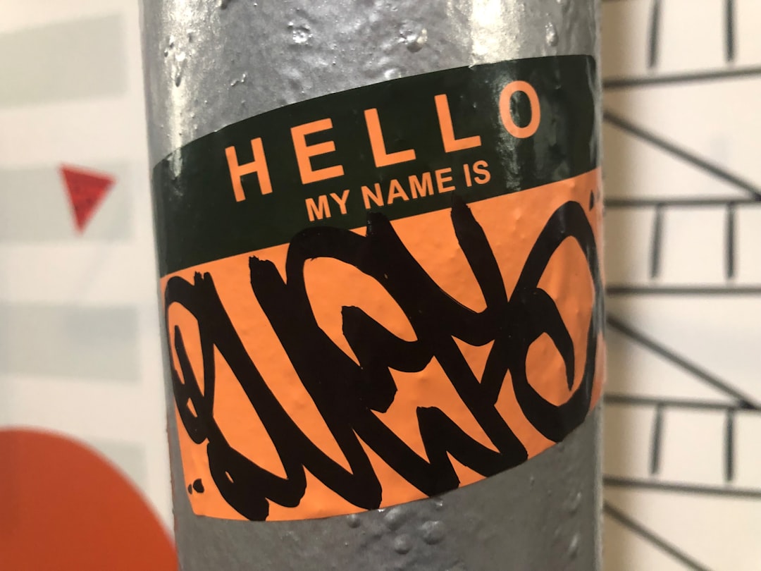 Name tags for Fun Facts About Names Day