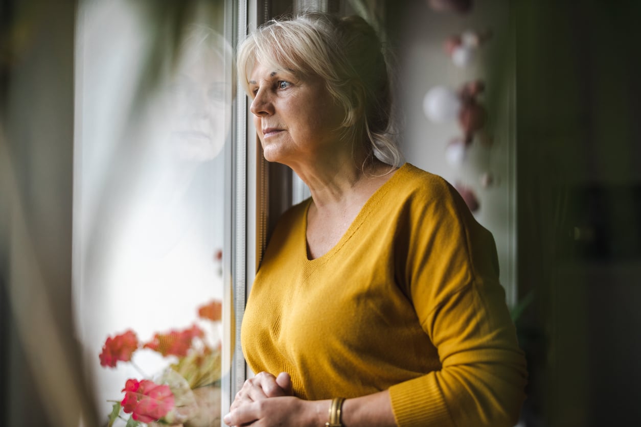 International Widows Day — older woman in contemplation