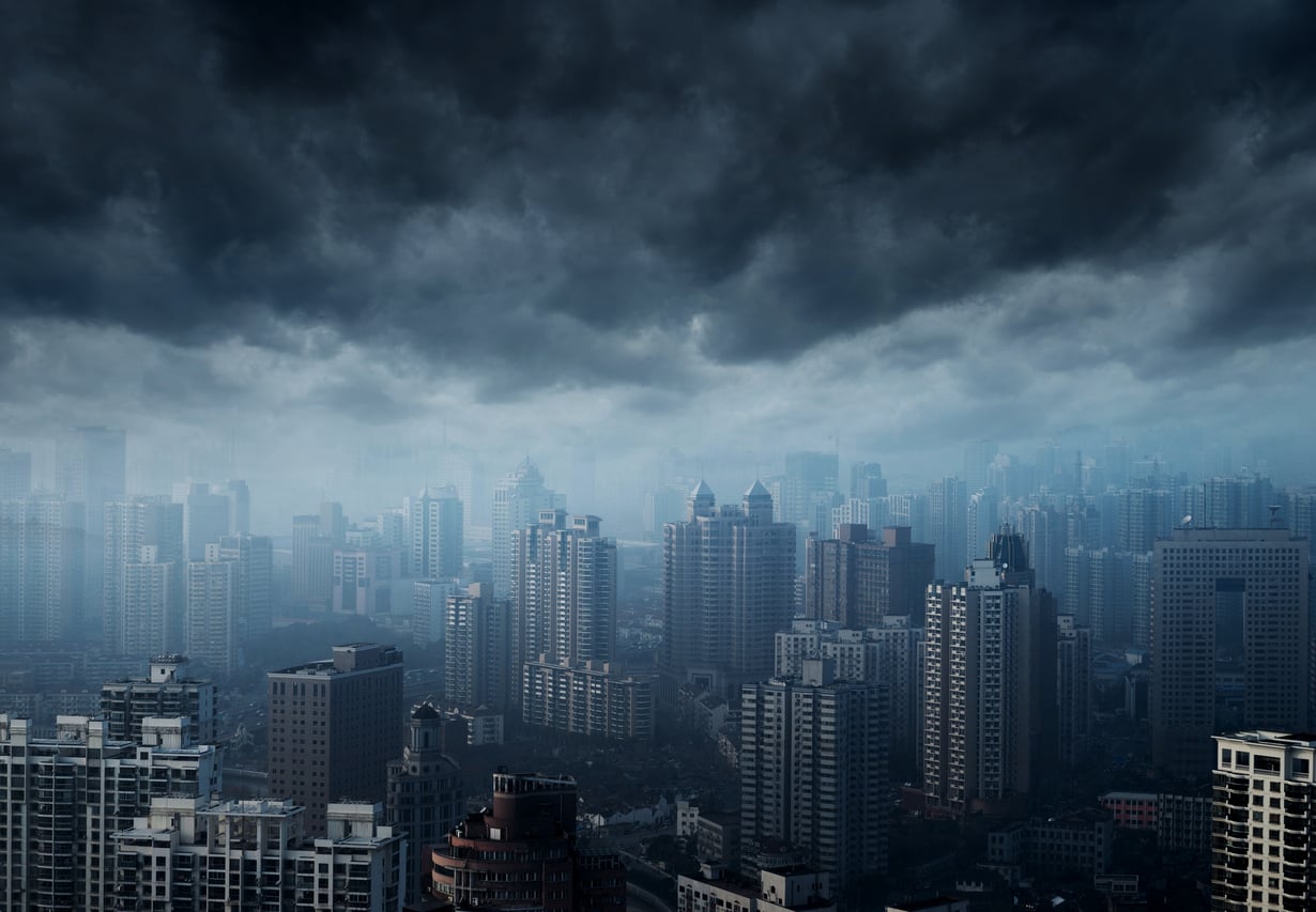 Clean Air Day — clear urban skyline