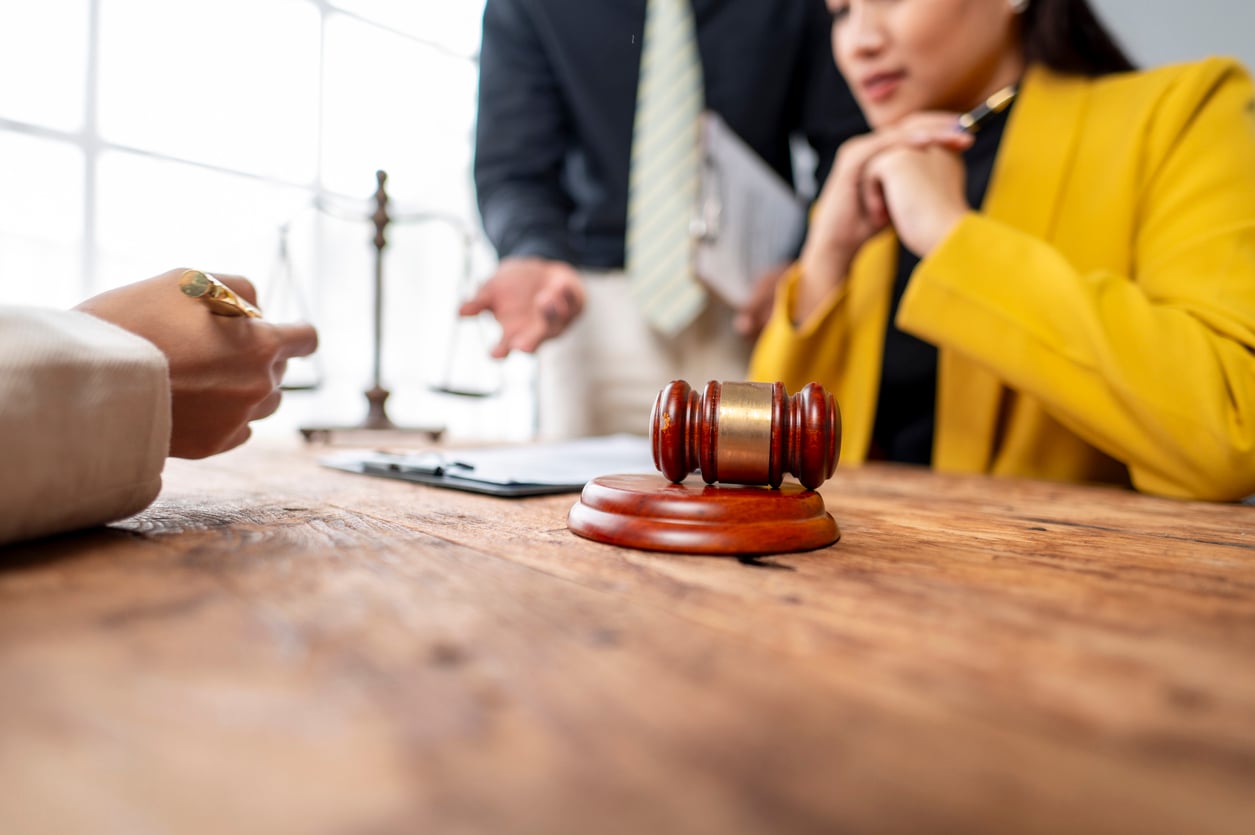 Personal Injury Awareness Week — legal documents and gavel