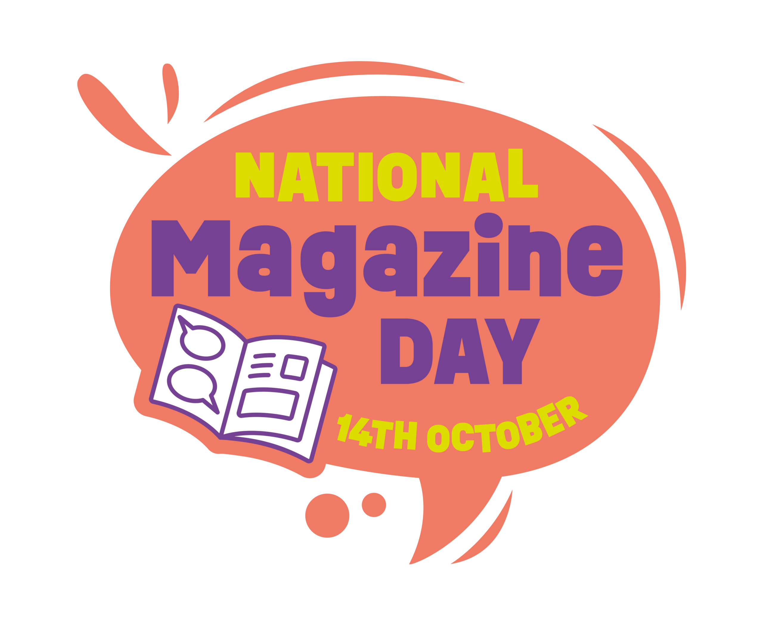 National Magazine Day logo, 14th October