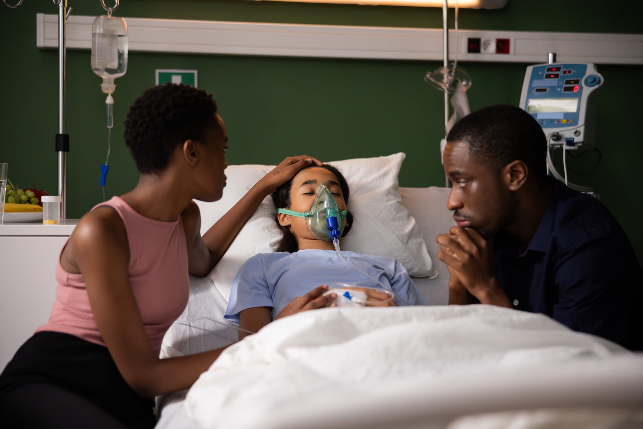Injury Awareness Week 2026 - family at the bedside of an injured child in hospital
