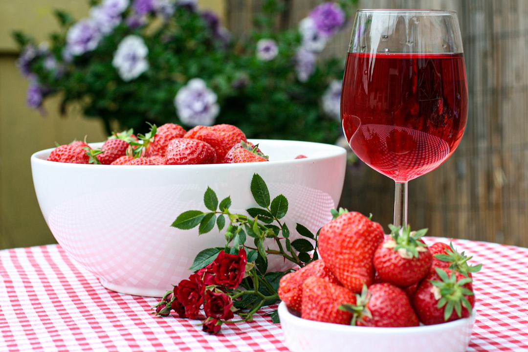 National Strawberry Rhubarb Wine Day — strawberry rhubarb wine