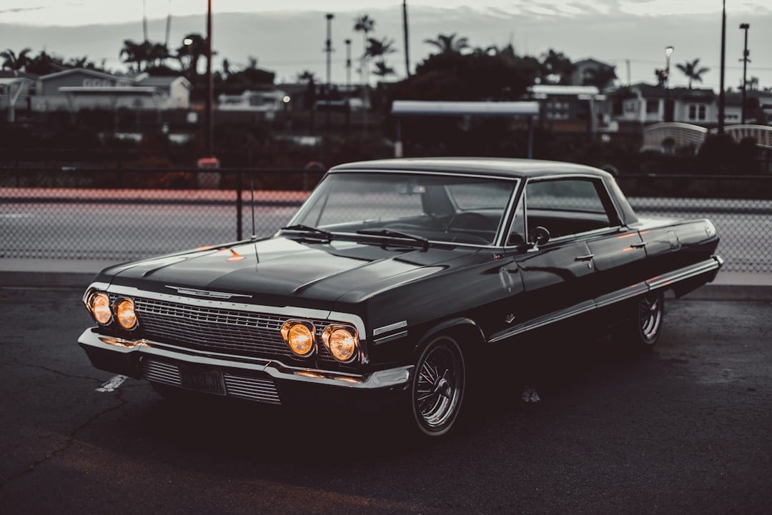 A vintage classic automobile