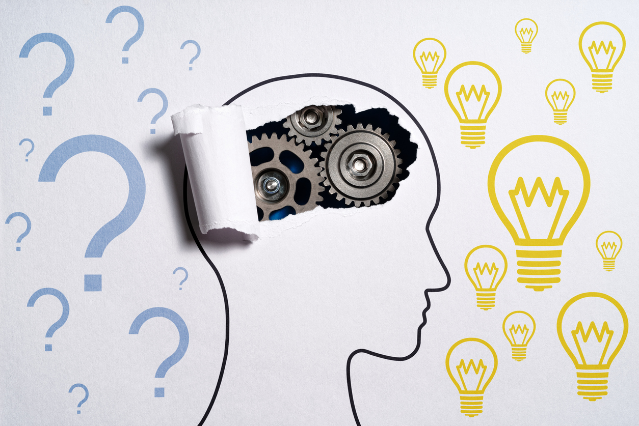 Critical thinking reason and logic freethought concept