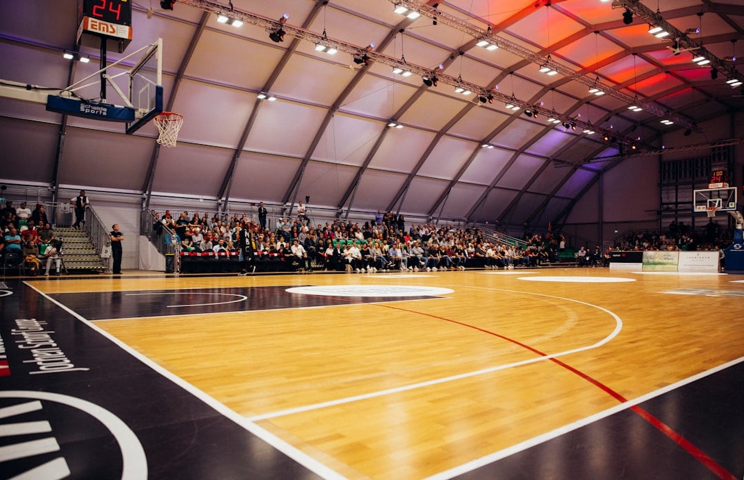 Basketball court representing the legacy of Kobe Bryant Day