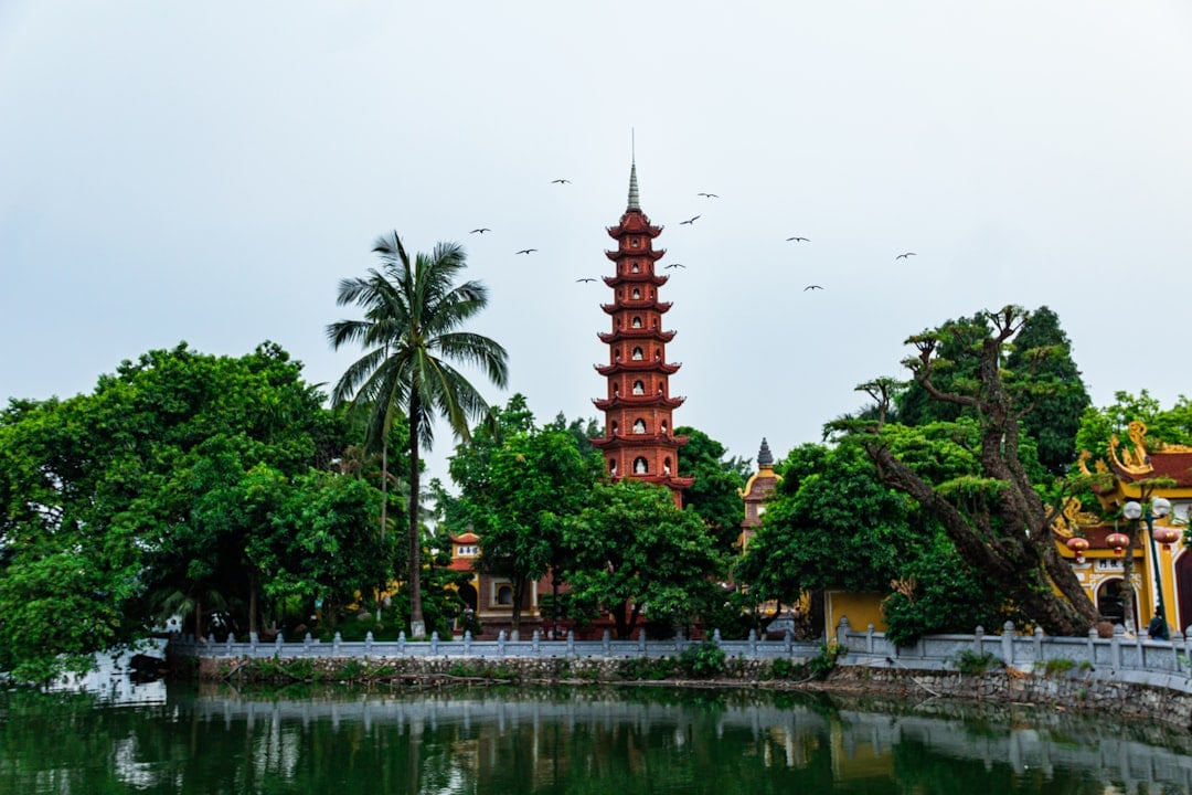 Vietnamese landscape and culture representing Vietnam National Day