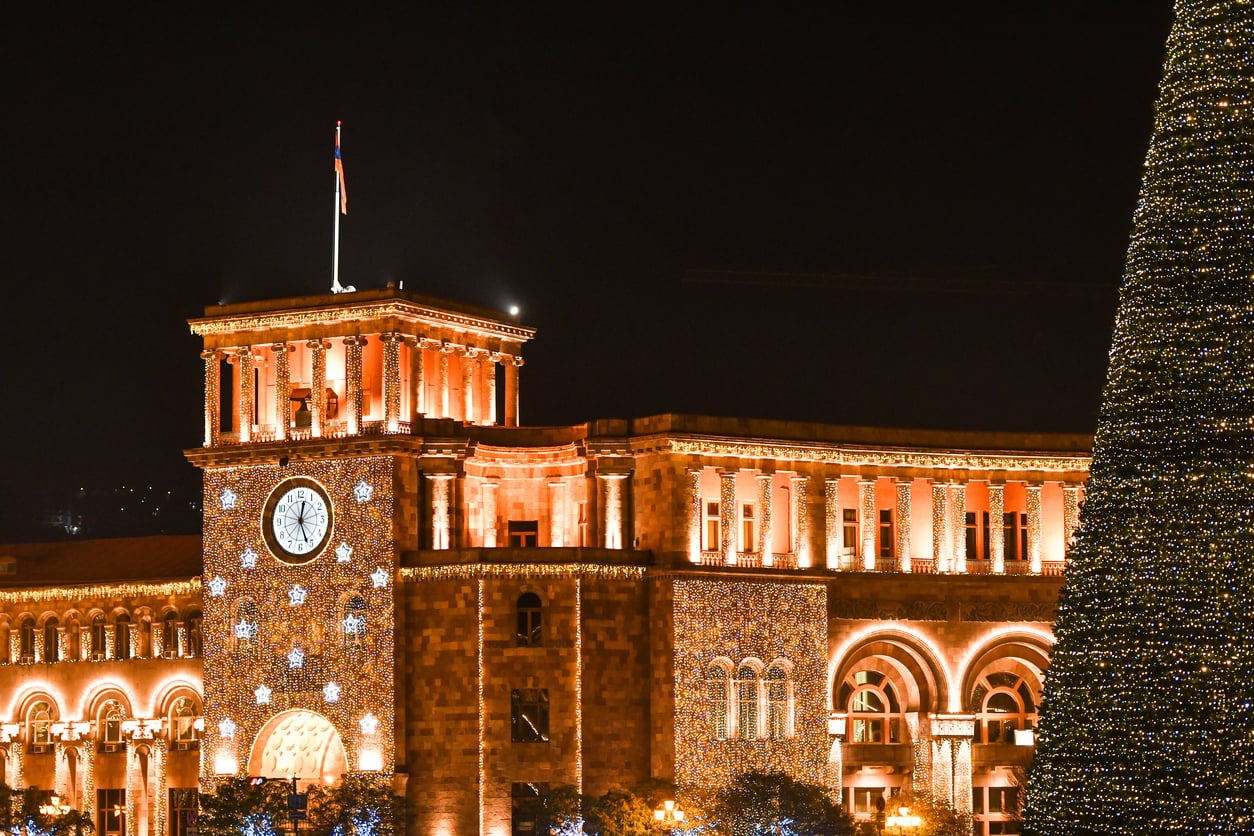 Armenia Independence Day celebration at Republic Square Yerevan