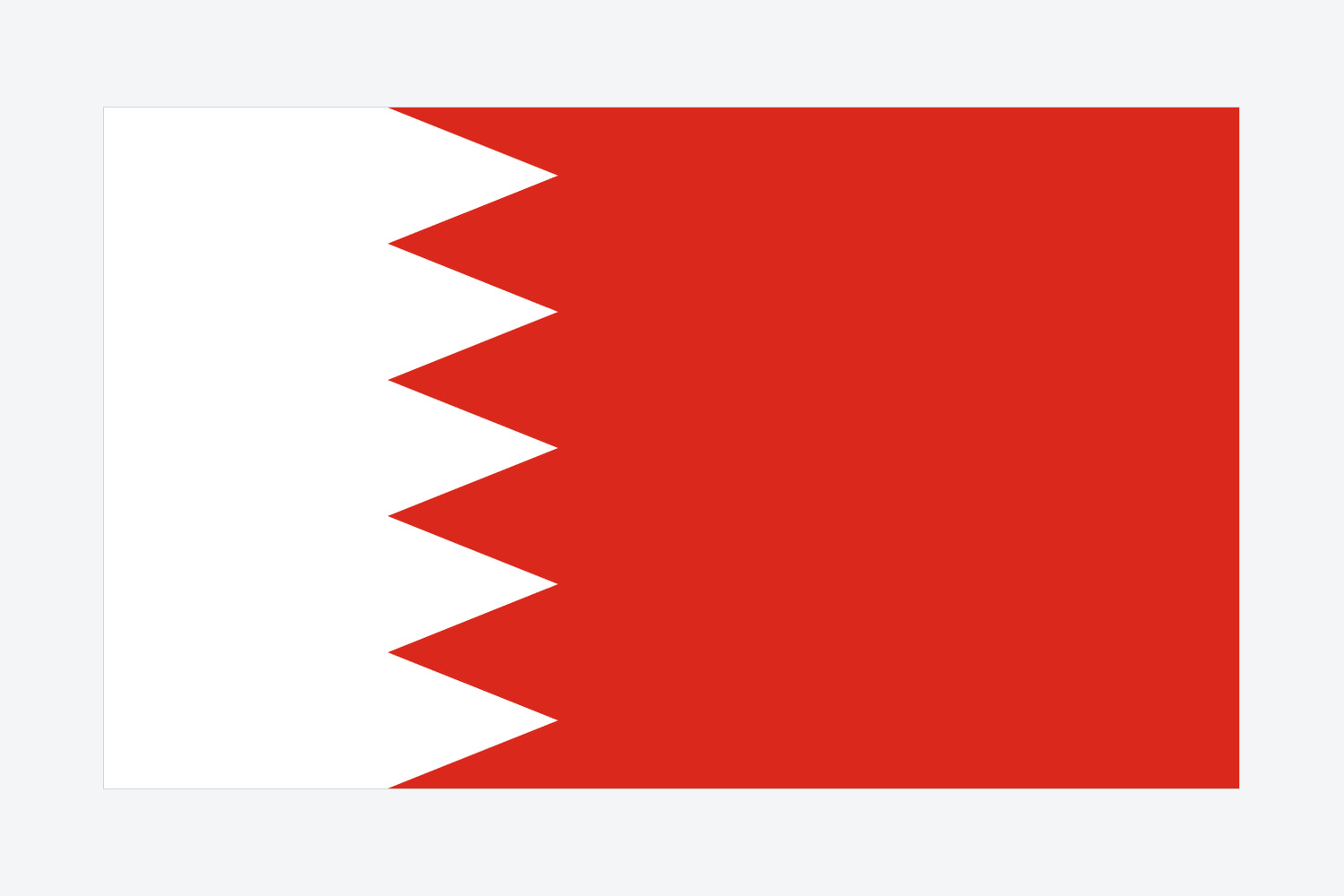 Flag of Bahrain