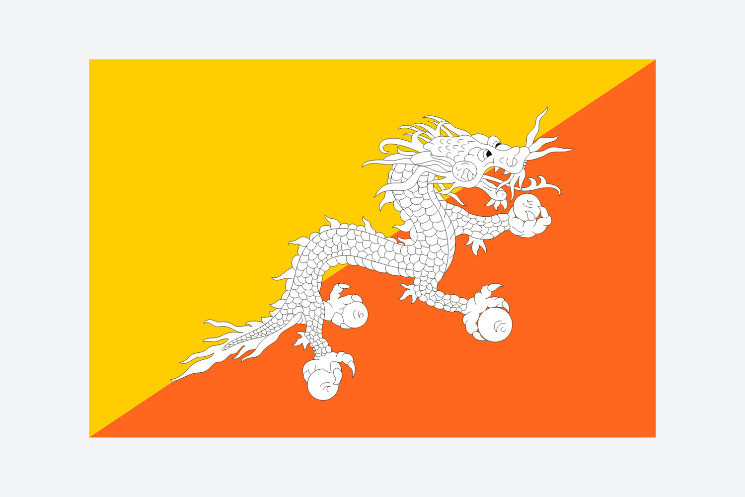 Flag of Bhutan