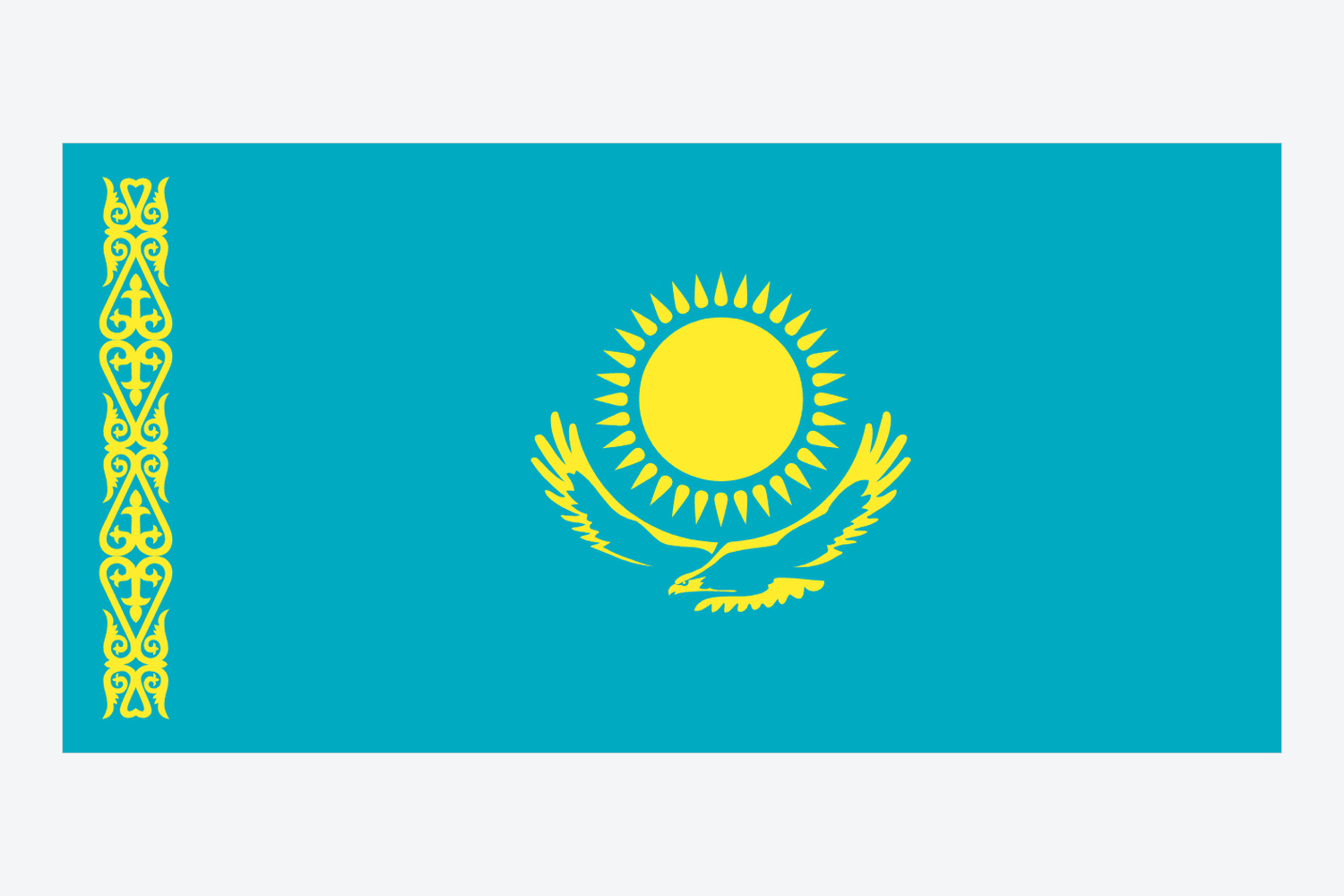 Flag of Kazakhstan