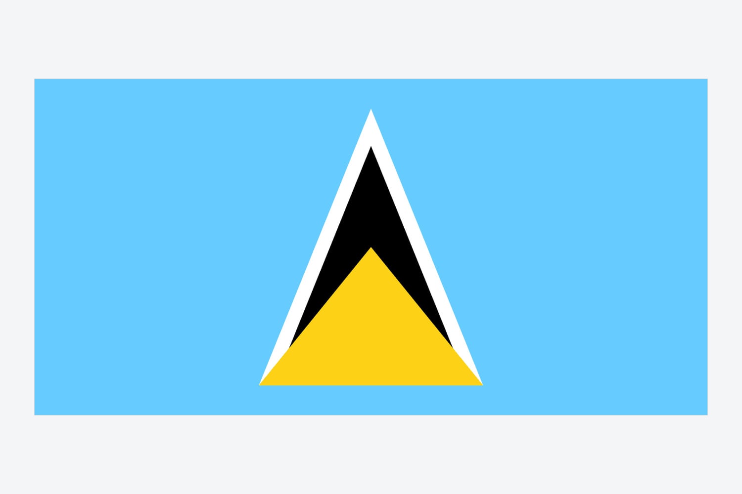 Flag of Saint Lucia