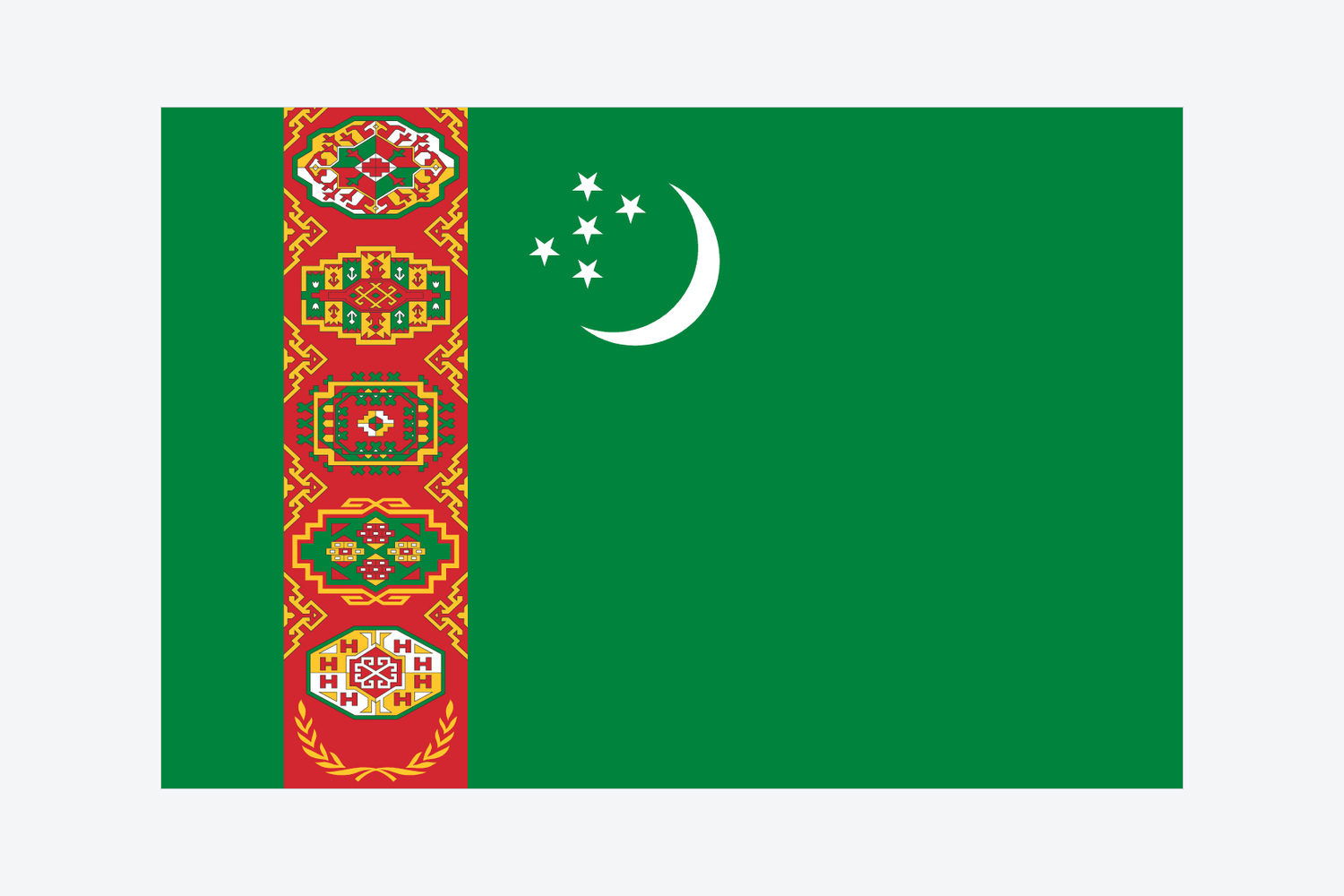 Flag of Turkmenistan