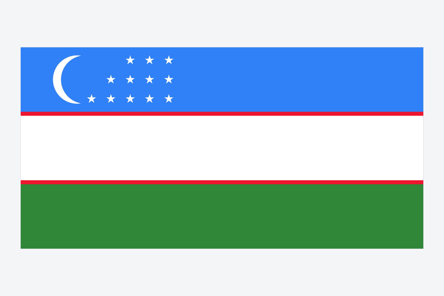 Flag of Uzbekistan