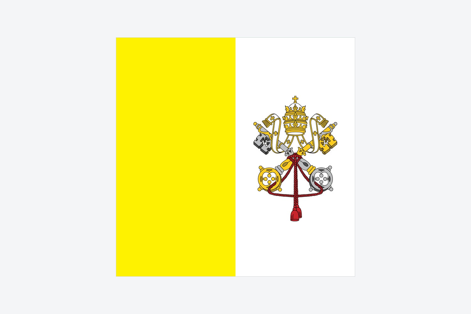 Flag of Holy See (Vatican City)